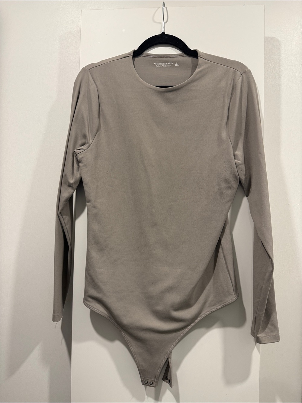 Abercrombie & Fitch Long Sleeve Grey Bodysuit